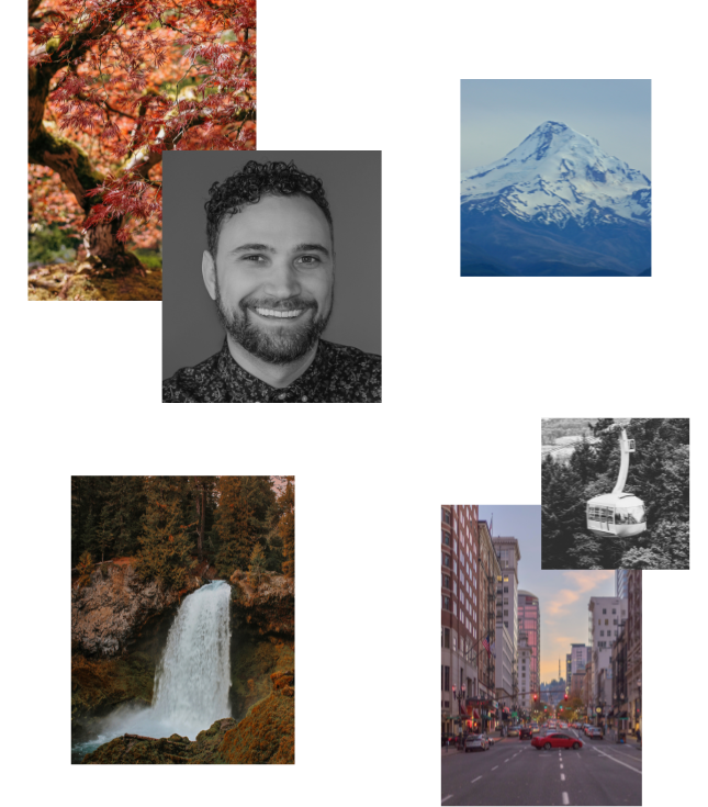 Local mortgage loan officer in Portland, OR with iconic Oregon landmarks